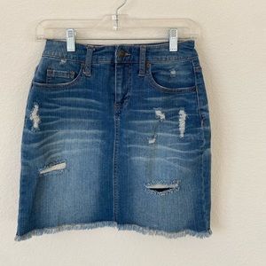 Mossimo womens jeans skirt size 25